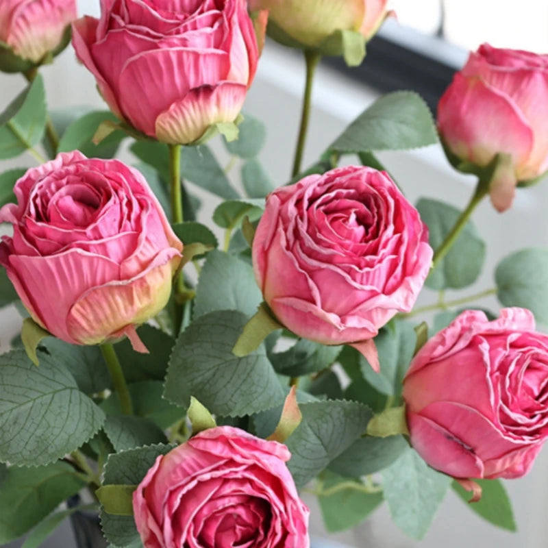 Artificial rose flower for wedding and table decoration - vue 5 sur 12