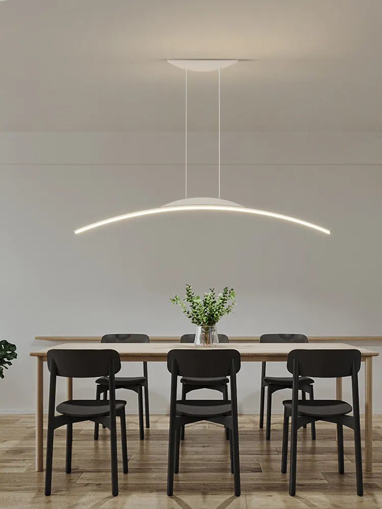 Modern Nordic pendant chandelier simple office cafeteria bar - vue 3 sur 8