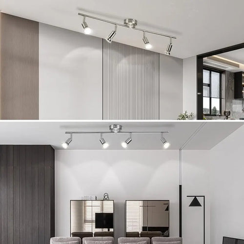 Adjustable multi-angle LED ceiling light - vue 4 sur 8
