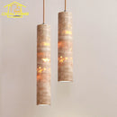 Wabi-sabi stone designer pendant light for a modern atmosphere