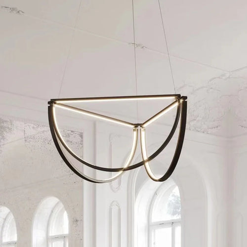 Minimalist dimmable chandelier for stylish interiors - vue 7 sur 9
