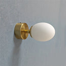 Modern minimalist duck egg LED wall light