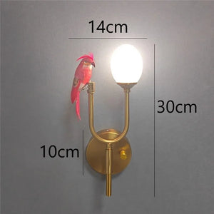 Modern creative luxury iron wall light