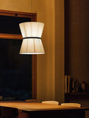 Wabi Sabi fabric chandelier for modern interior decor