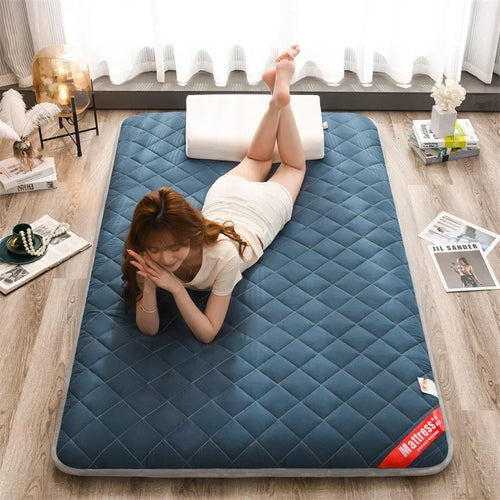 non-slip foldable mattress topper for bunk beds and extra beds
