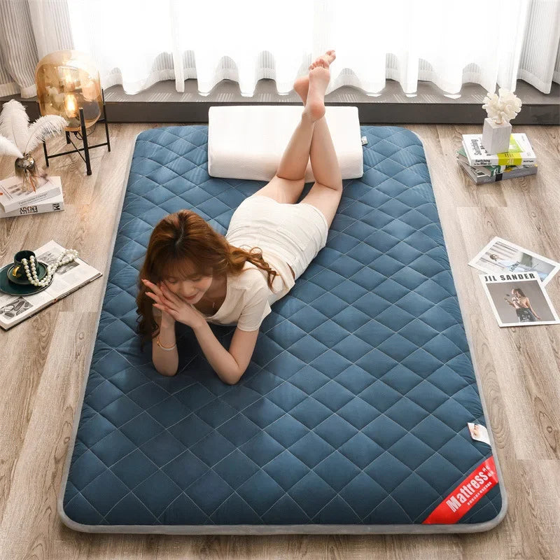 non-slip foldable mattress topper for bunk beds and extra beds