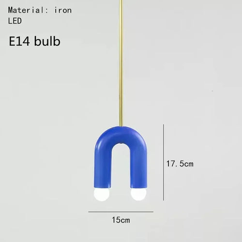 Modern milky white LED pendant light, living room, bedroom, children's room, creative decoration pendant light - vue 9 sur 11