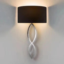 Caserta fabric circle wall light for interior decoration