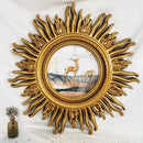 decorative wall mirror sun apollo art design elegant and unique