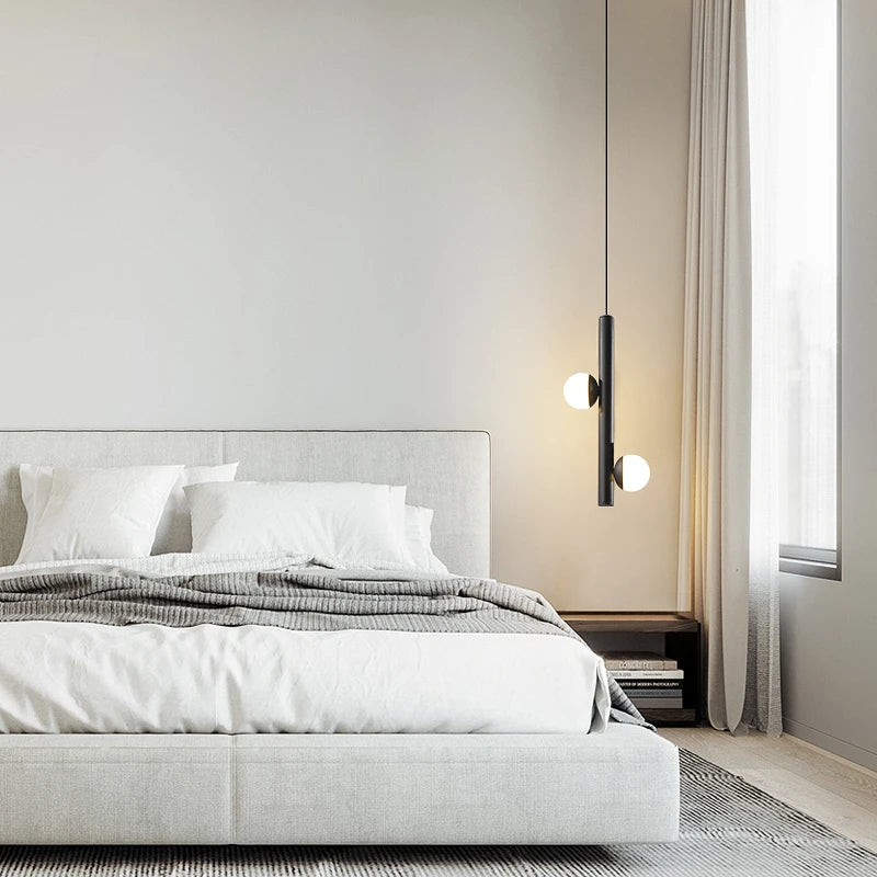 Modern Nordic pendant light for elegant indoor lighting - vue 6 sur 8