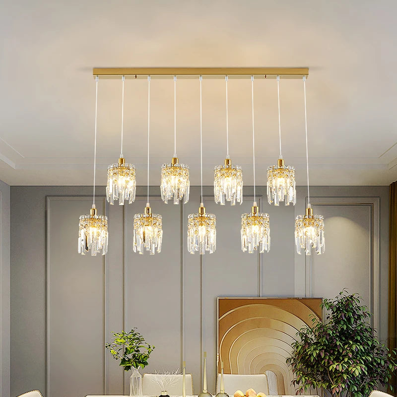 Luxury crystal lamp for elegant modern interiors - vue 4 sur 14