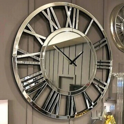 modern design 3d mirror wall clock silent for home decor - vue 7 sur 7