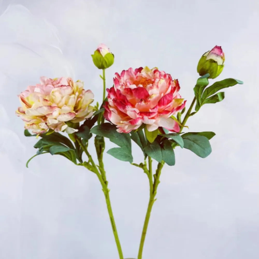 Retro silk peony flowers for wedding party decoration accessories
