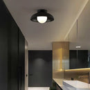 Modern designer ceiling light with rounded shade