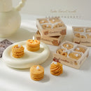 creative biscuit scented candle handmade gift for girl
