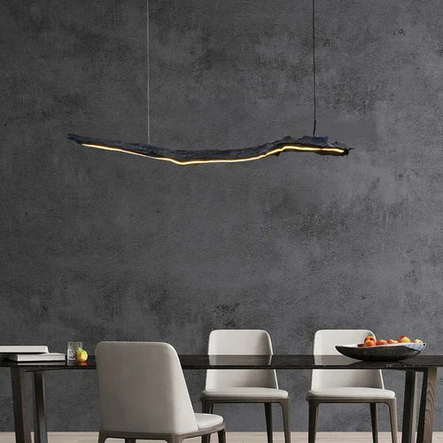 Nordic wabi-sabi design chandelier for restaurant and office - vue 5 sur 8