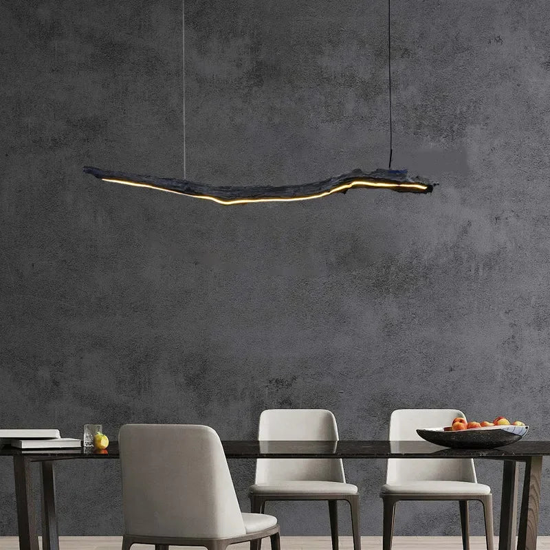 Nordic wabi-sabi design chandelier for restaurant and office - vue 4 sur 8