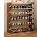 simple and space-saving indoor shoe rack