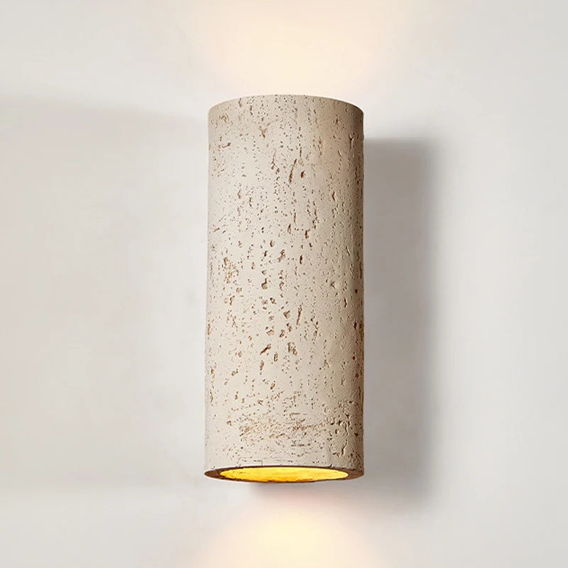 Nordic LED wabi-sabi retro cement wall light