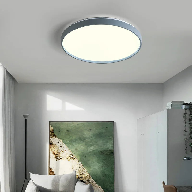 Modern minimalist ceiling light for elegant interior decor