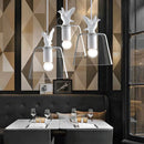 Modern decorative glass chandelier duck bird style