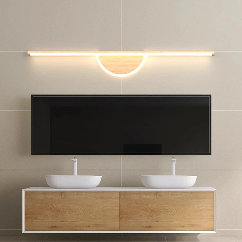 modern led wall light for home decor and makeup - vue 4 sur 11