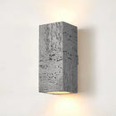 Wabi-sabi square cement LED wall light nordic decorative indoor lamp