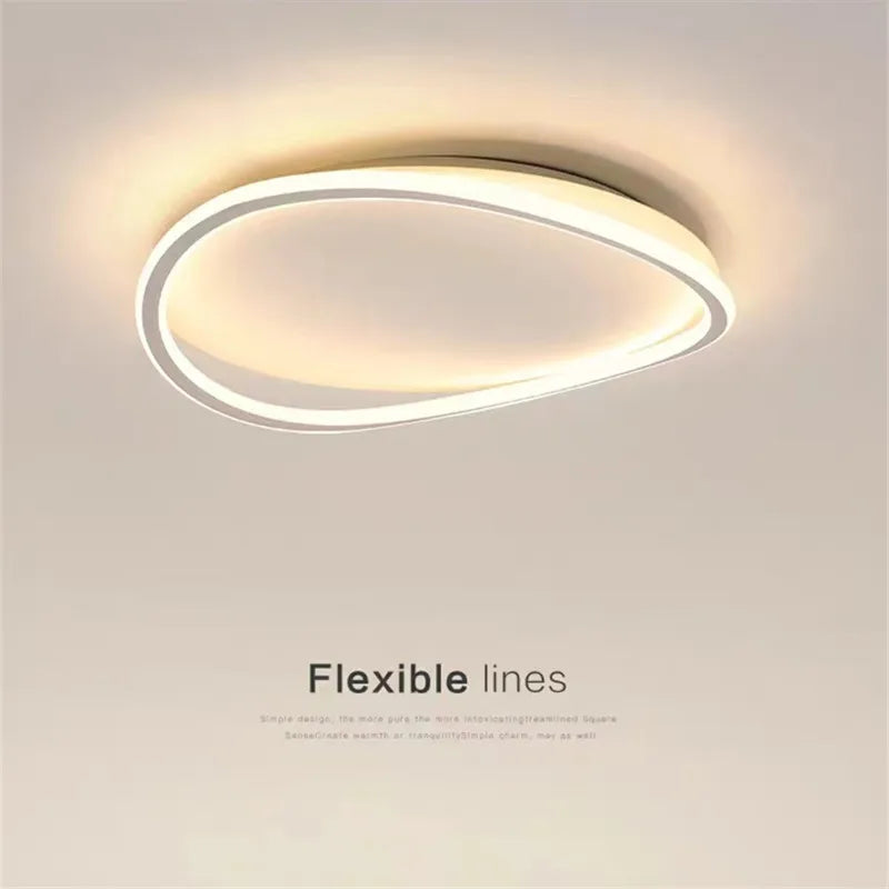 Minimalist round modern LED ceiling light