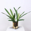 Artificial clivia leaves in soft rubber for indoor decoration