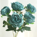 Artificial peony bouquet for decoration and photography