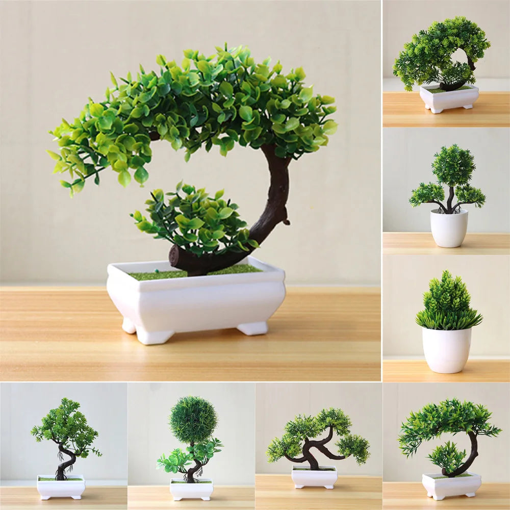 Decorative artificial bonsai plants for weddings and Halloween - vue 2 sur 14
