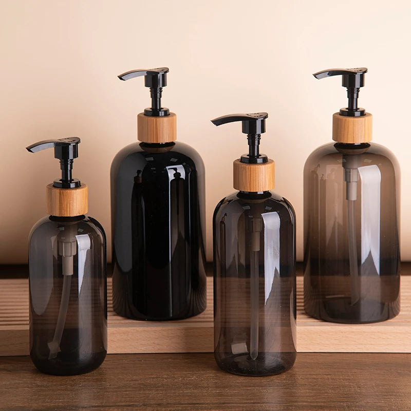 refillable pump bottle for shampoo and shower gel - vue 3 sur 33