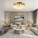 Modern gold and black marble chandelier for elegant lighting
