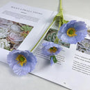Artificial silk poppy flowers for decoration and events
