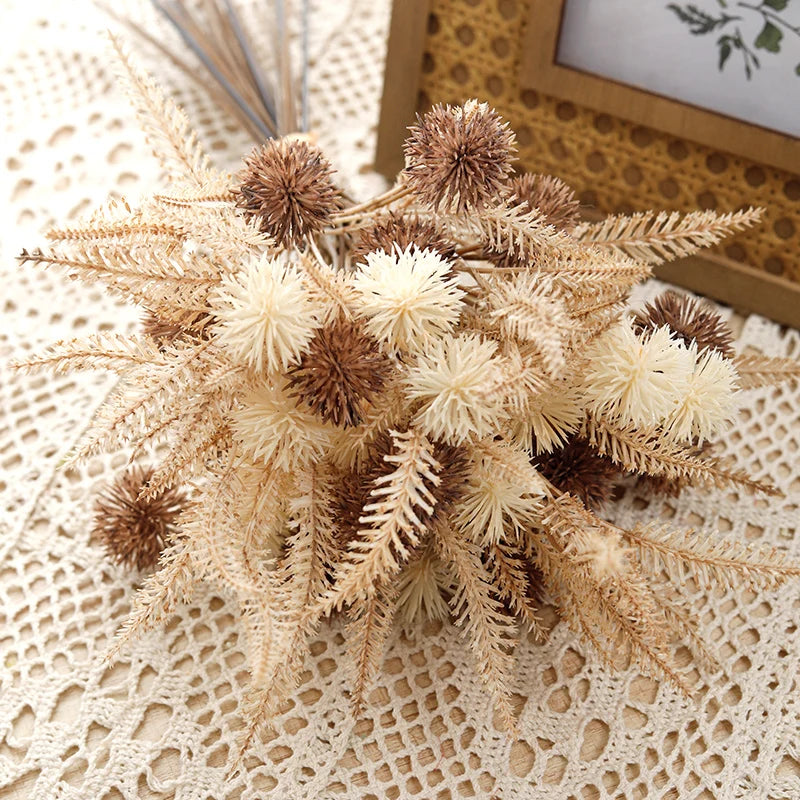 Set of artificial flower balls for decoration and DIY