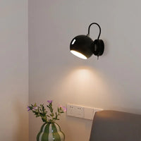 Nordic magnetic wall light with switch and adjustable angle