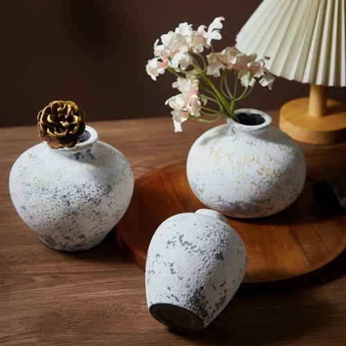 handmade ceramic vase for dried flowers home decoration
