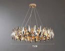 Vintage art deco crystal chandelier for indoor lighting
