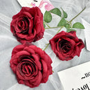 Silk floral decoration with roses and branches for parties
