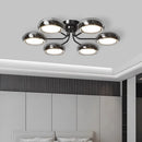 Modern rectangular LED ceiling light for interiors