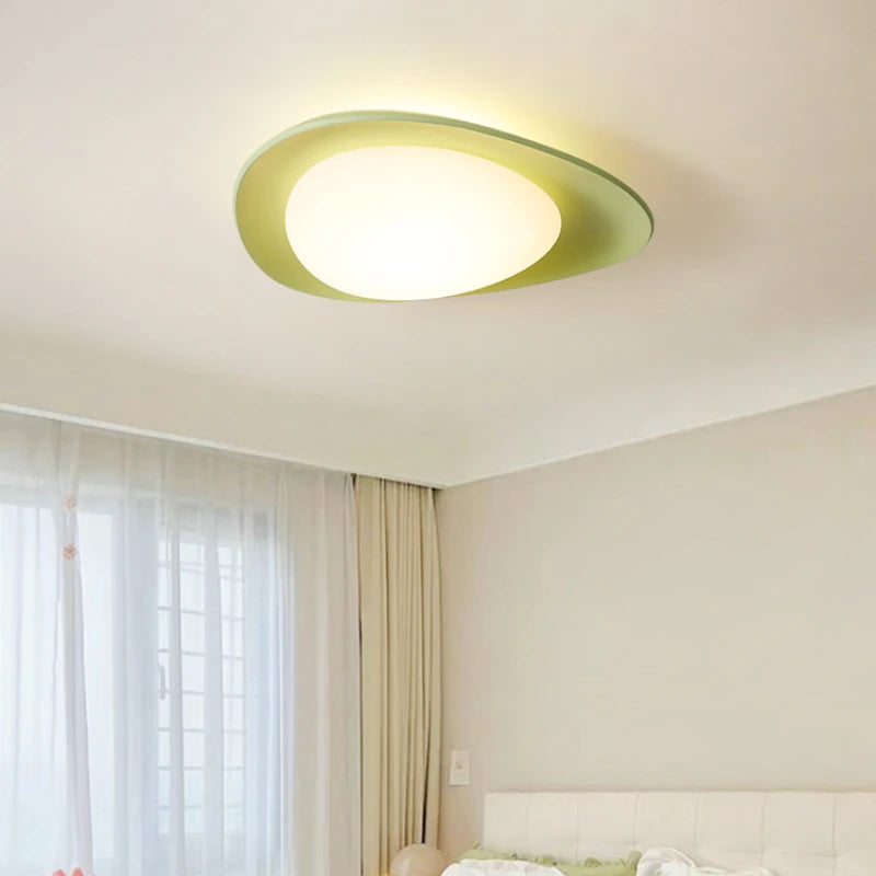 Creative nordic resin ceiling light for children’s rooms and living rooms