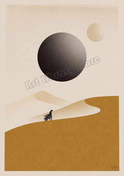 affiche abstraite rétro inspirée de films classiques décoration murale