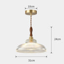 Modern glass pendant light for kitchen and dining room