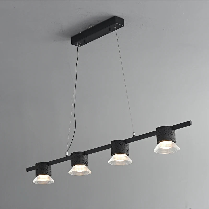Modern minimalist personalised acrylic stone pendant light
