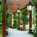 Waterproof chandelier for balcony and decorative outdoor lighting