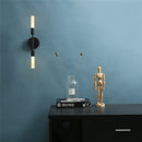 Modern minimalist glass wall light 2 heads