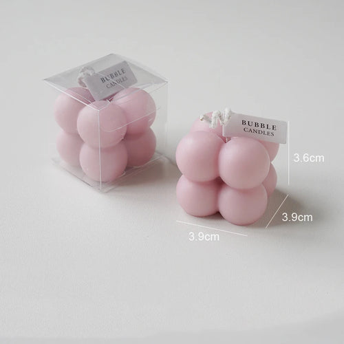 small handmade scented soy wax cube candle - vue 8 sur 17