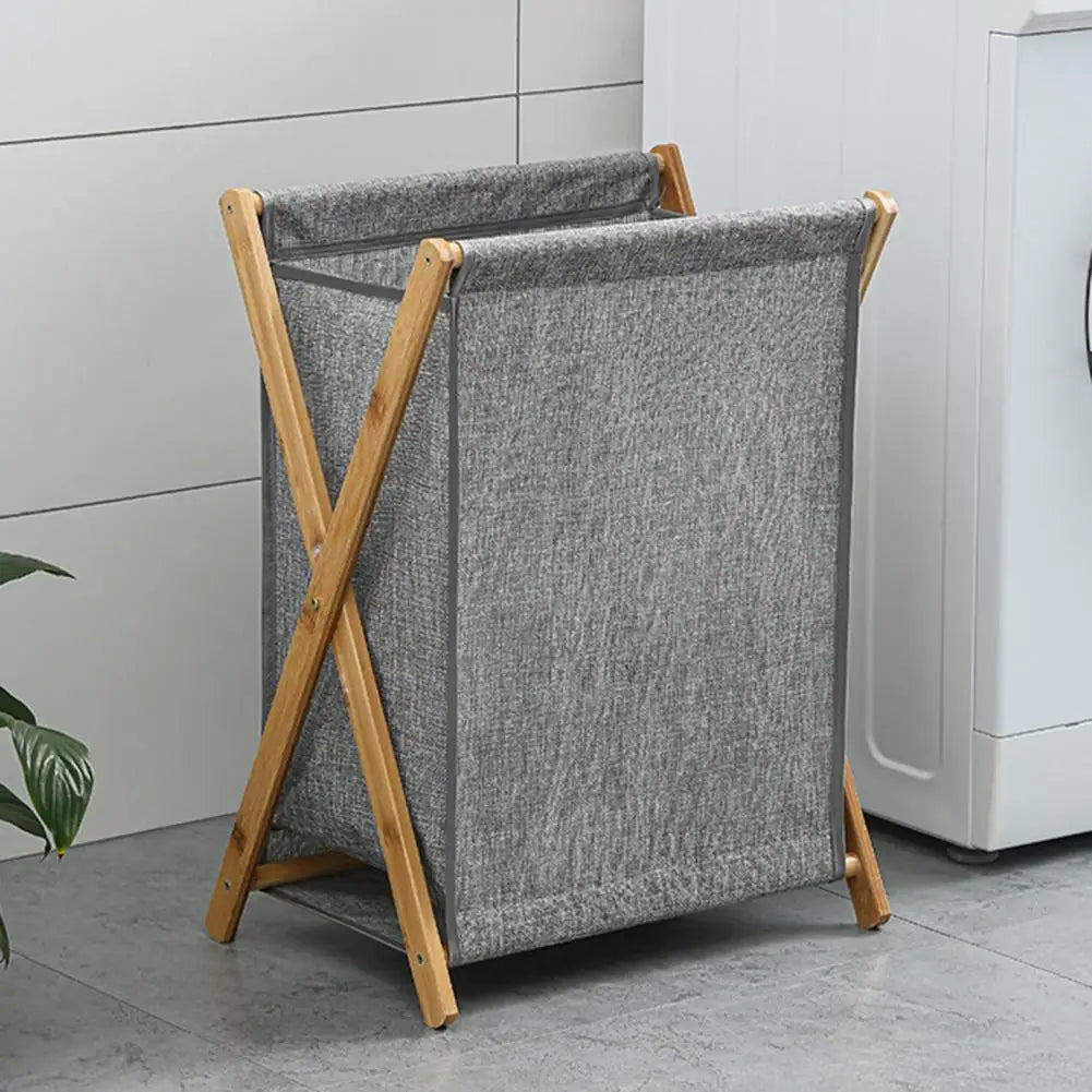 large capacity foldable storage basket for laundry and accessories