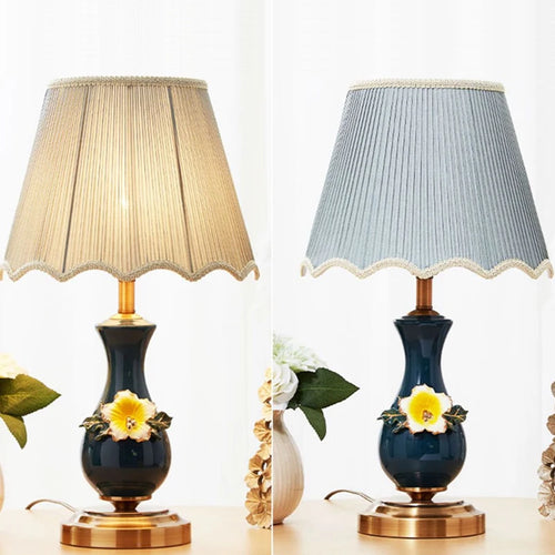 Coloured ceramic table lamp for interior decoration - vue 5 sur 13