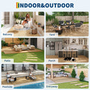Acacia wood 12x12 inch non-slip interlocking deck tiles